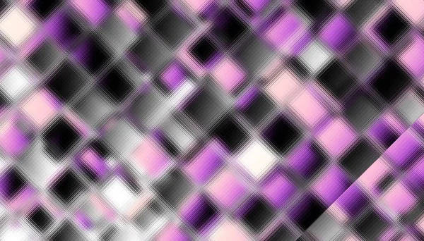 Abstract Digital Fractal Pattern Horizontal Orientation Blurred Texture Glass Effect — Stock Photo, Image