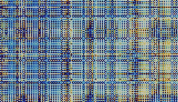 摘要数字分形模型 横向方向 波尔卡圆点图案的抽象格子纹理 — 图库照片