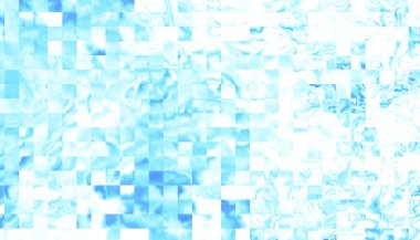 Soyut dijital fraktal model. Yatay oryantasyon. Düşük polimerli doku.