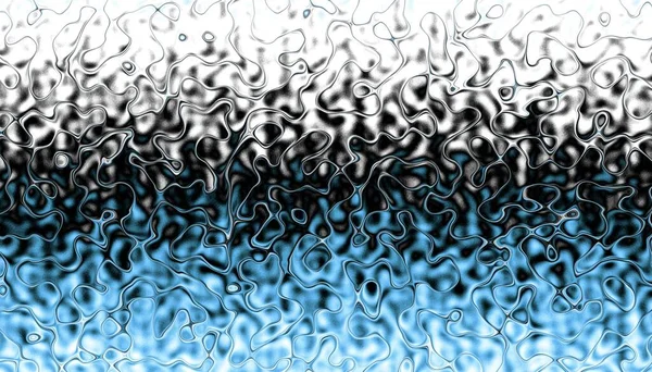 Patrón Fractal Digital Abstracto Orientación Horizontal Textura Ondulada —  Fotos de Stock