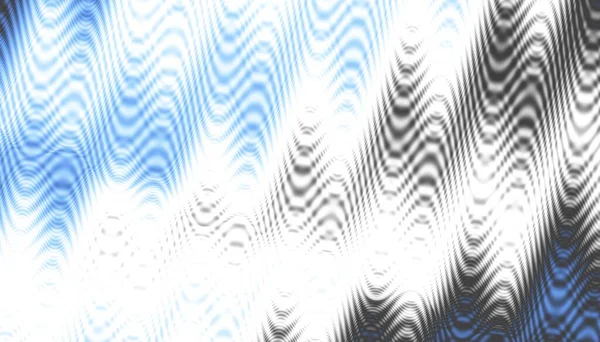 Abstract Digital Fractal Pattern Horizontal Orientation Wavy Texture — Stock Photo, Image