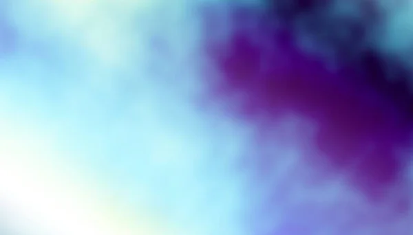 Abstract Digital Fractal Pattern Horizontal Orientation Blue Fog Texture — Stock Photo, Image