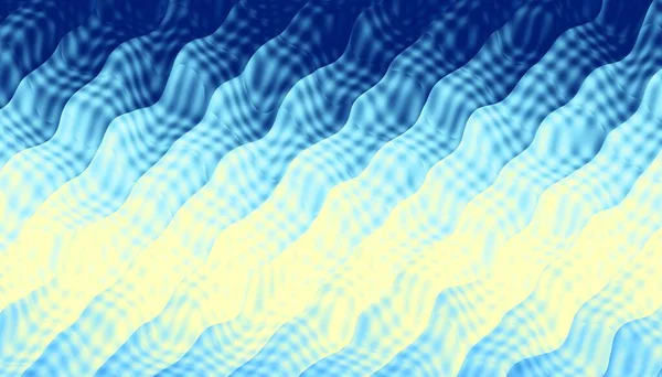 Abstract Digital Fractal Pattern Horizontal Orientation Wavy Texture — Stock Photo, Image