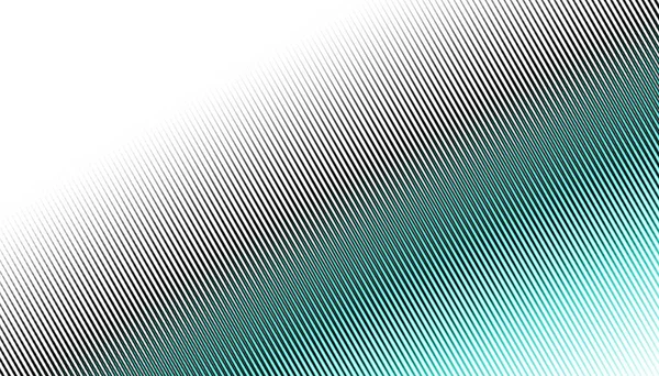 Abstract Digital Fractal Pattern Horizontal Orientation Green Lines White Background — Stock Photo, Image