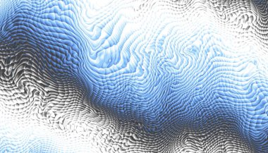 Soyut dijital fraktal model. Dalgalı doku.