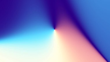 Soyut dijital fraktal model. Soyut fütüristik görüntü. Yatay yönelim.