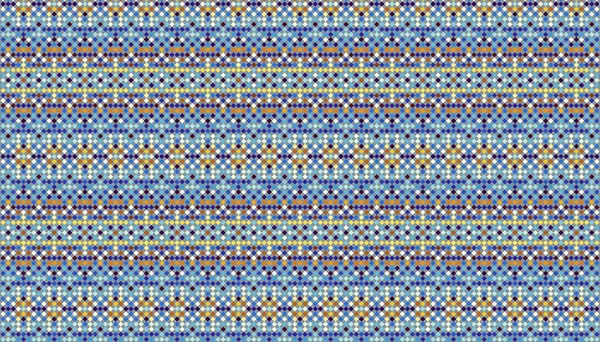 Abstraktes Digitales Fraktalmuster Horizontale Ausrichtung Abstrakte Geometrische Ornamentale Textur — Stockfoto