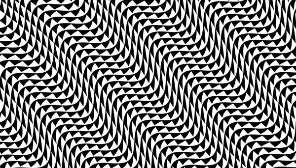 概要ディジタルフラクタルパターン 黒と白の波状の質感 — ストック写真