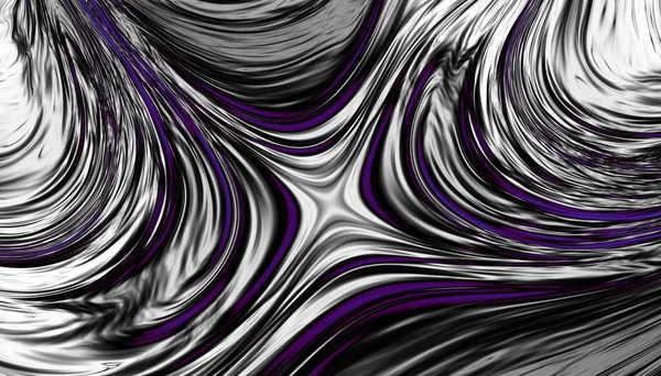 Abstract Digitaal Fractal Patroon Abstract Futuristisch Beeld Horizontale Oriëntatie — Stockfoto