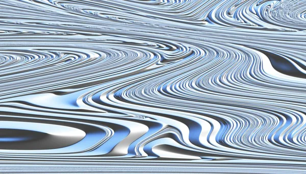 Abstraktes Digitales Fraktalmuster Abstraktes Futuristisches Bild Horizontale Ausrichtung Wellenförmige Textur — Stockfoto