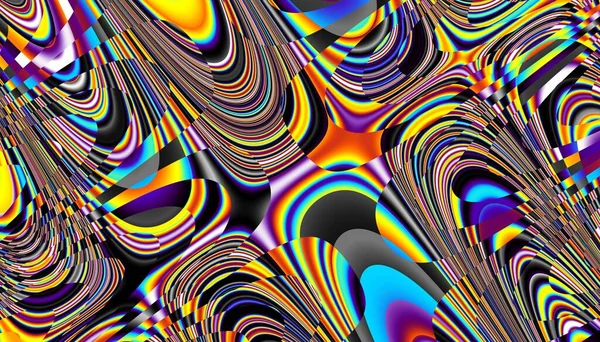 Abstract Digital Fractal Pattern — Stock Photo, Image