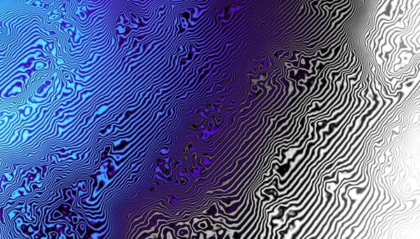 Patrón Fractal Digital Abstracto Textura Ondulada — Foto de Stock