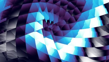 Soyut dijital fraktal model. Geometrik doku.