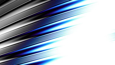 Soyut dijital fraktal model. Yatay yönelim.