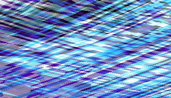 Abstract Digital Fractal Pattern Horizontal Orientation Geometric Pattern Thin Lines — Stock Photo, Image