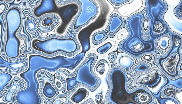 Abstract Digital Fractal Pattern Wavy Texture — Stock Photo, Image