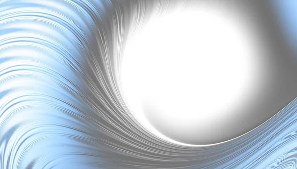Abstraktes Digitales Fraktalmuster Welliges Bild Auf Weißem Hintergrund — Stockfoto