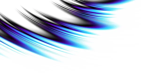 Абстрактный Цифровой Фрактальный Рисунок Волнистое Изображение Белом Фоне — стоковое фото