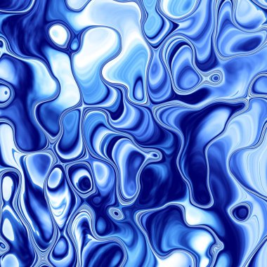 Soyut dijital fraktal model. Dalgalı doku.