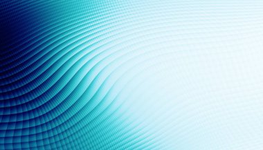 Soyut dijital fraktal model. Yatay yönelim.