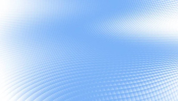 Абстрактный Цифровой Фрактальный Рисунок Горизонтальная Ориентация Сине Белый Гладкий Фон — стоковое фото