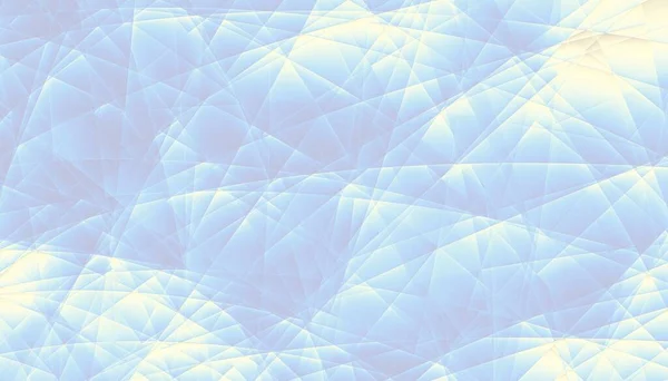 Absztrakt Digitális Fraktál Minta Vízszintes Tájolás Absztrakt Futurisztikus Geometriai Kép — Stock Fotó