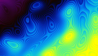 Soyut dijital fraktal model. Malzeme tasarım tarzında dalgalı doku.