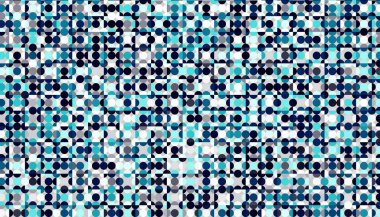 Soyut dijital fraktal model. Polka nokta geometrik desen.