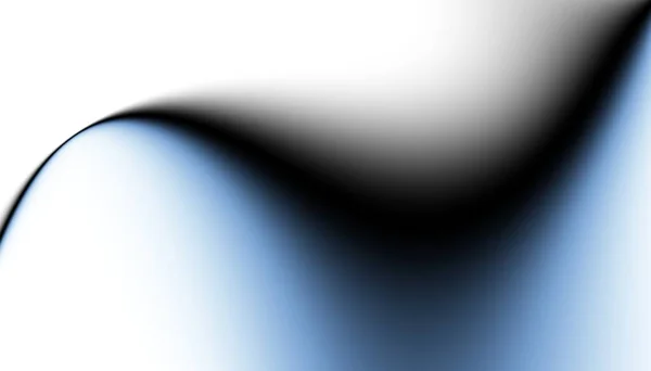 Абстрактный Цифровой Фрактальный Рисунок Размытая Гладкая Текстура Кривые Линии Белом — стоковое фото