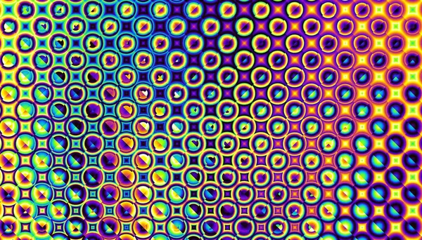 Padrão Fractal Arte Digital Abstrato Polka Dot Padrão Futurista Geométrico — Fotografia de Stock