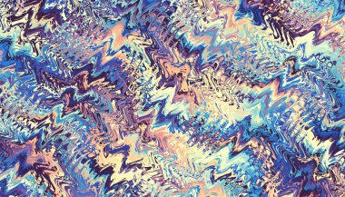 Soyut dijital fraktal model. Psikedelik dalgalı doku.