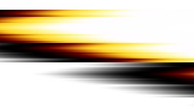 Soyut dijital fraktal model. Yatay darbe deseni. Beyaz arkaplanda soyut ifade biçimi.