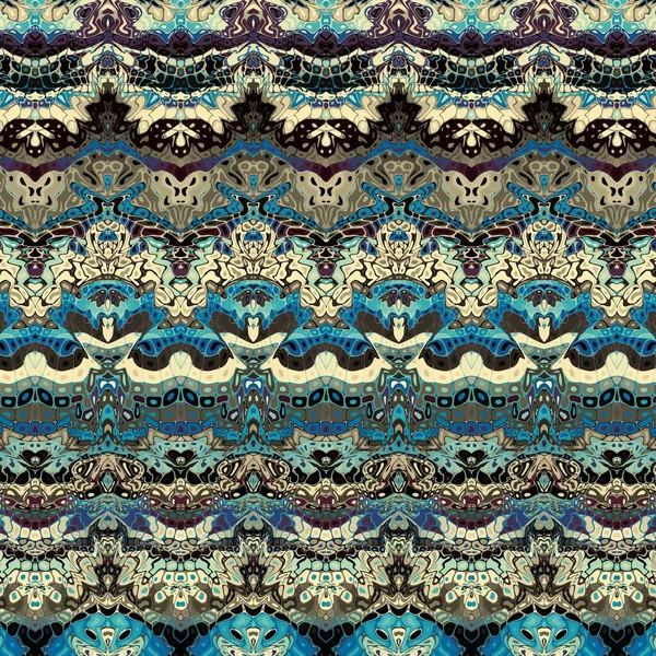 Abstract digital fractal pattern. Vintage ornamental texture.