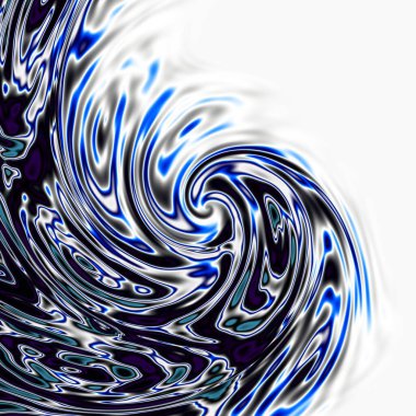 Soyut arkaplan. Beyaz arkaplanda etkileyici şekiller.