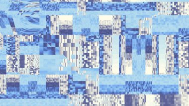 Soyut grunge fütüristik geometrik görüntü. Görünüm oranı 16: 9 olan yatay arkaplan