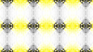 Soyut dijital fraktal model. Kusursuz düzenli ornmental şablon.