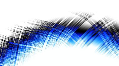 Soyut dijital fraktal model. Boş arkaplanda soyut şekiller. Görünüm oranı 16: 9 olan yatay arkaplan