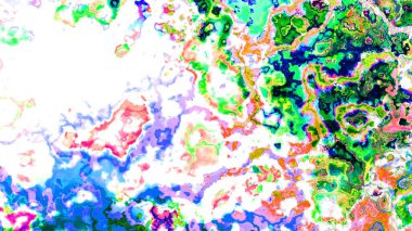 Soyut dijital fraktal model. Görünüm oranı 16: 9 Psikedelik mermer desenli yatay arkaplan.