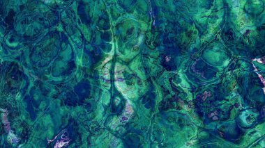 Soyut dijital fraktal model. Soyut mermer dokusu. Görünüm oranı 16: 9 olan yatay arkaplan