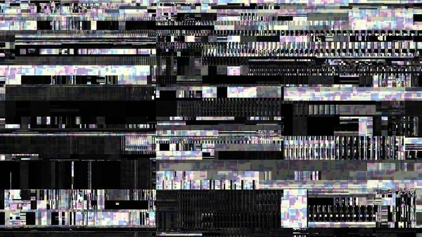 Abstraktní Digitální Fraktál Abstraktní Poruchová Struktura Horizontální Pozadí Poměrem Stran — Stock fotografie
