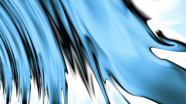 Soyut dijital fraktal model. Psikedelik dalgalı doku. Görünüm oranı 16: 9 olan yatay arkaplan