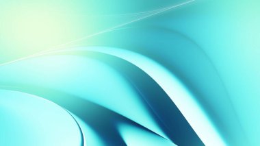 Soyut dijital fraktal model. Bulanık ve dalgalı desen. Görünüm oranı 16: 9 olan yatay arkaplan