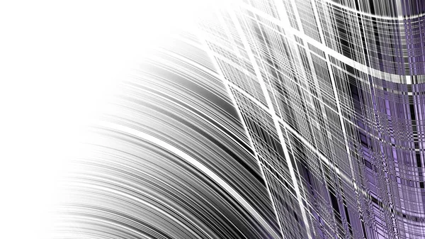 Digitales Fraktalmuster Abstrakter Hintergrund Horizontaler Hintergrund Mit Seitenverhältnis Leere Weiße — Stockfoto