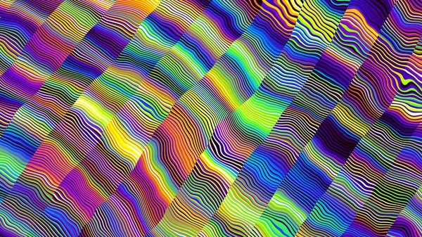 Patrón Fractal Digital Fondo Abstracto Patrón Ondulado Tiras Diagonales Fondo — Foto de Stock