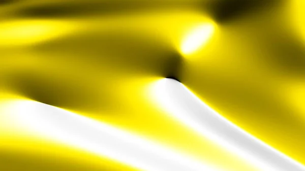 Digitaal Fractal Patroon Abstracte Achtergrond Gele Futuristische Wazige Achtergrond Horizontale — Stockfoto