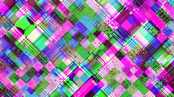 Абстрактный Цифровой Фрактальный Рисунок Фрагментная Мозаичная Текстура Горизонтальный Фон Соотношением — стоковое фото