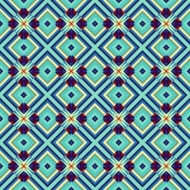 Soyut dijital fraktal model. Kusursuz geometrik süs.