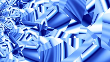 Soyut dijital geometrik desen. Yatay oryantasyon. Geometrik fütürist resim.