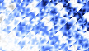 Soyut dijital fraktal model. Düşük polimerli doku.