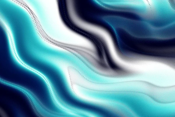 Abstract Digital Fractal Pattern Wavy Texture — Stock Photo, Image